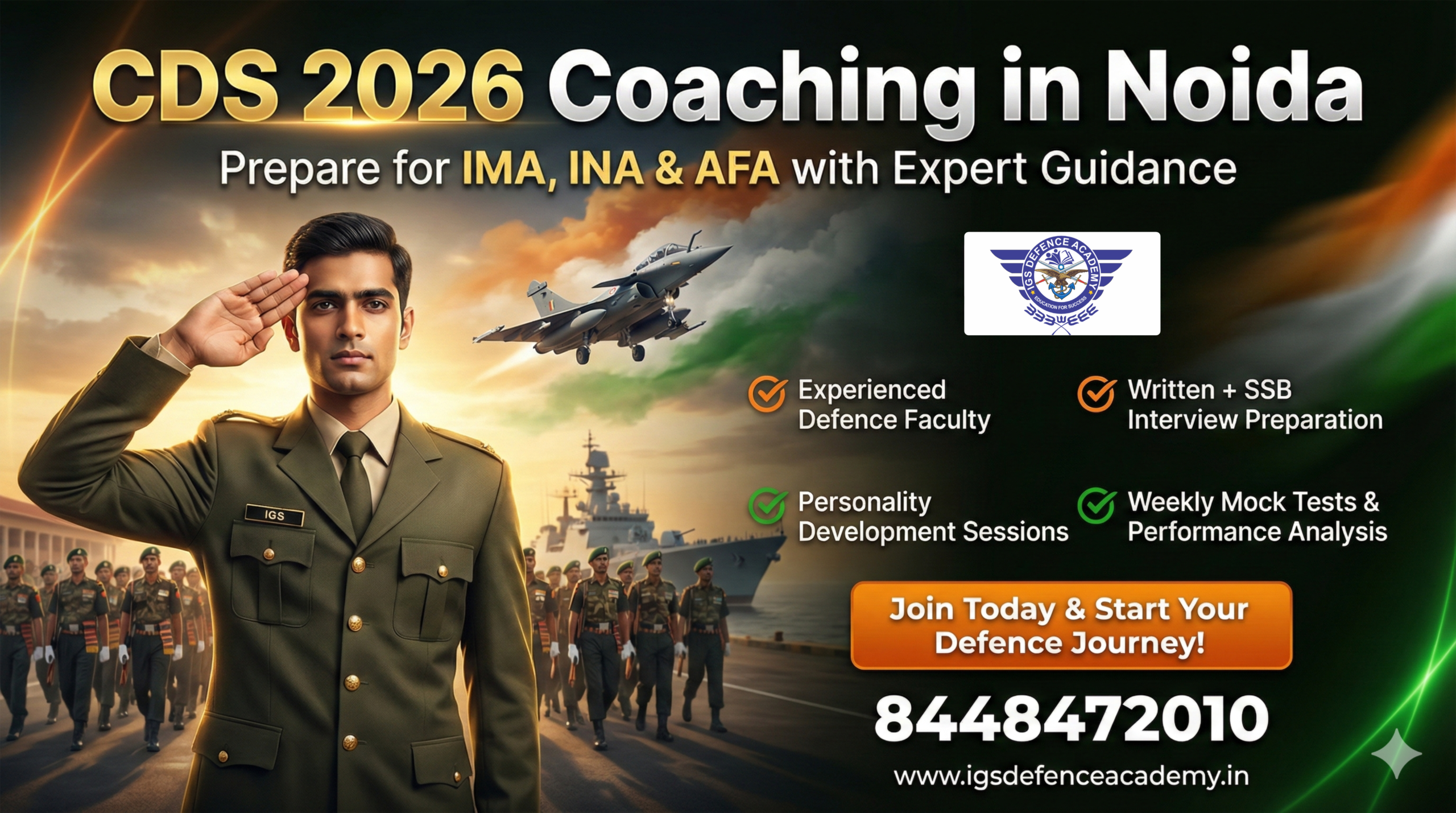 cds coachign in noida